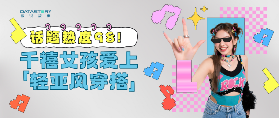 大数据热点解读 | 话题热度98！千禧女孩爱上「轻亚风穿搭」